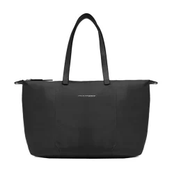 Piquadro Laptop Tasker*Women's foldable laptop bag 15,6 Sort
