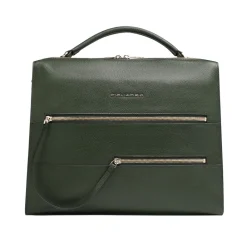 Piquadro Laptop Tasker*Women's laptop bag with iPad® compartment, shock absorbing and RFID protection Grøn