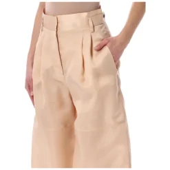 Alberta Ferretti Bukser*Women's Trousers Clothing SS26 Pink