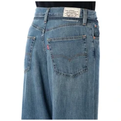 Levi's Jeans*XL Baggy Straight Linen+ Denim Jeans Blå