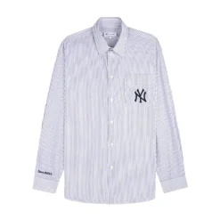 Sporty & Rich Bluser & Skjorter*Yankees Serif Oversized Shirt Blå