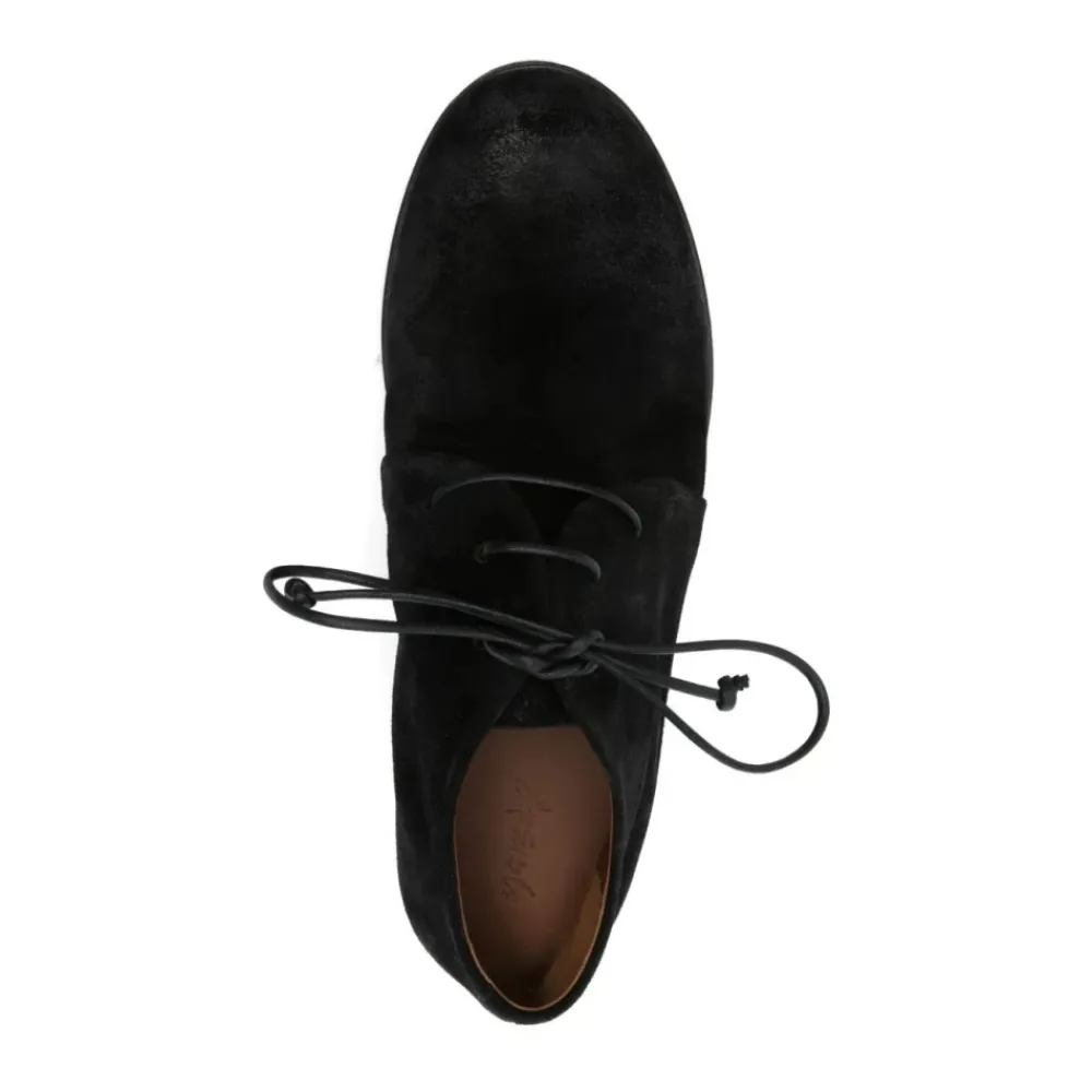 Marsell Snøresko*Zucca Zeppa Derby Pelle Rovescio Sort